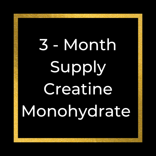 [25% OFF] 3 Month Supply Creatine Monohydrate