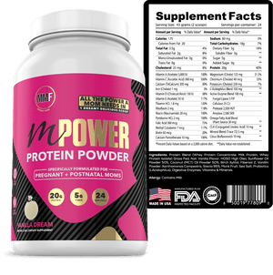 Nutrition facts for the safest and yummiest protein powder for pregnancy vanilla flavor