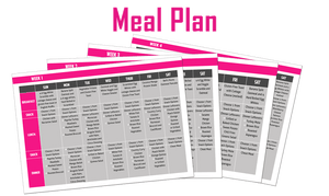 mockup of meal plan for pregnancy