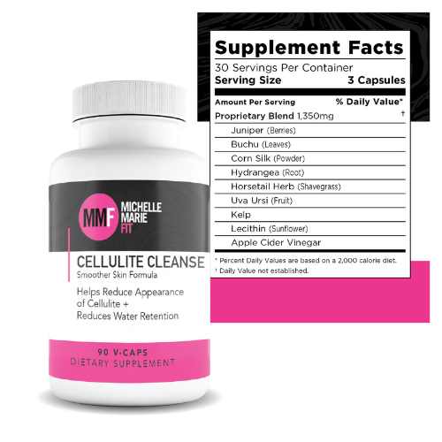 Cellulite Cleanse - Supplement for Cellulite -supplement facts